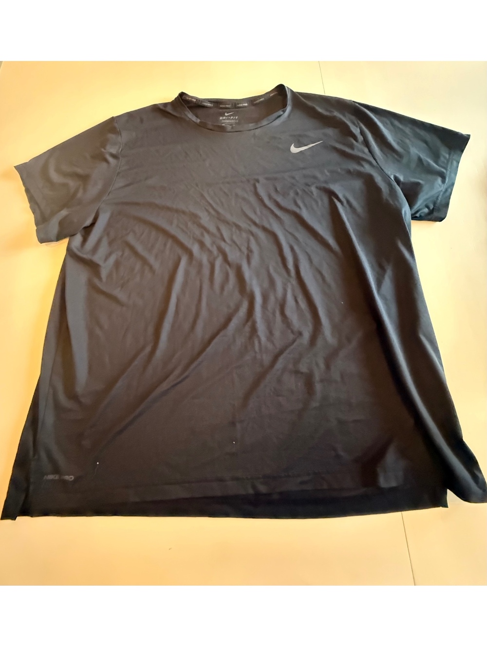 Nike Pro Black Dri-FIT Standard Fit Men's T-Shirt Size XXL